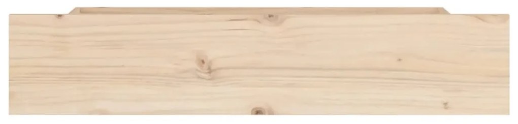 Gavetas de cama 4 pcs madeira de pinho maciça
