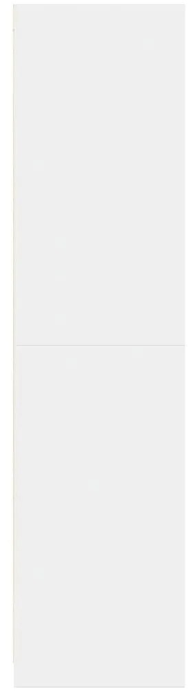 Roupeiro 80x50x200 cm derivados de madeira branco
