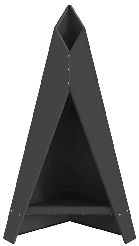 Fogueira Pyramid 58x36x100 cm Aço Weathering