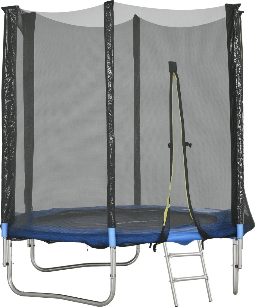 Trampolim de exterior com rede de segurança de Ø180 cm para crianças e adultos
