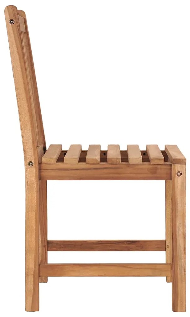 Cadeiras de jardim c/ almofadões 2 pcs madeira de teca maciça
