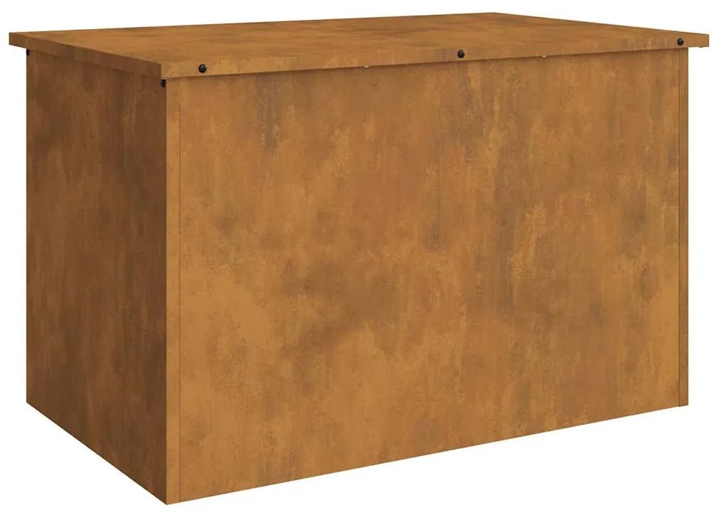 Caixa de Armazenamento Externa Castanho 80 x 50.5 x 50 cm