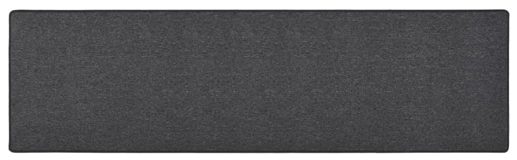 326966 vidaXL Tapete/passadeira 80x300 cm antracite