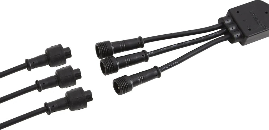 Conjunto de 3 projetores de jardim modernos pretos, incluindo LED IP44 - Garly Ball