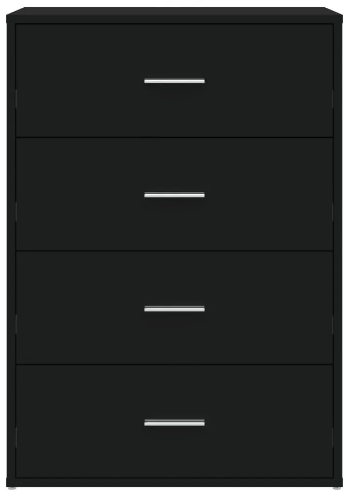 Aparadores 2 pcs 60x31x84 cm derivados de madeira preto