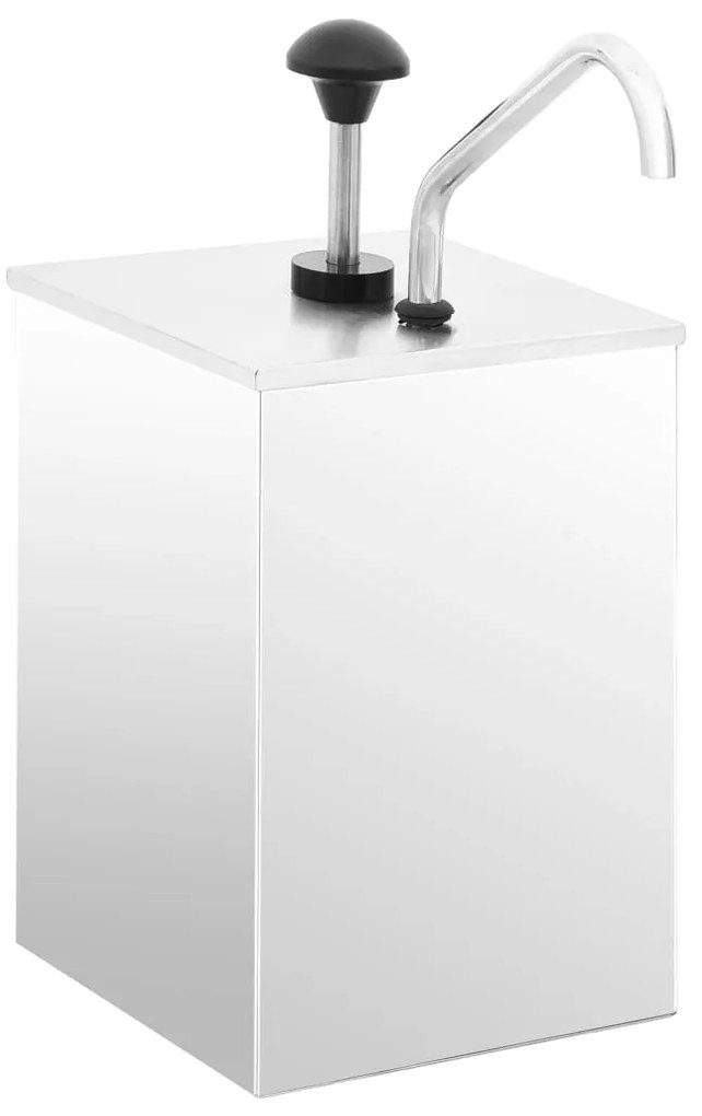 51232 vidaXL Dispensador de molhos aço inoxidável 3,5 L