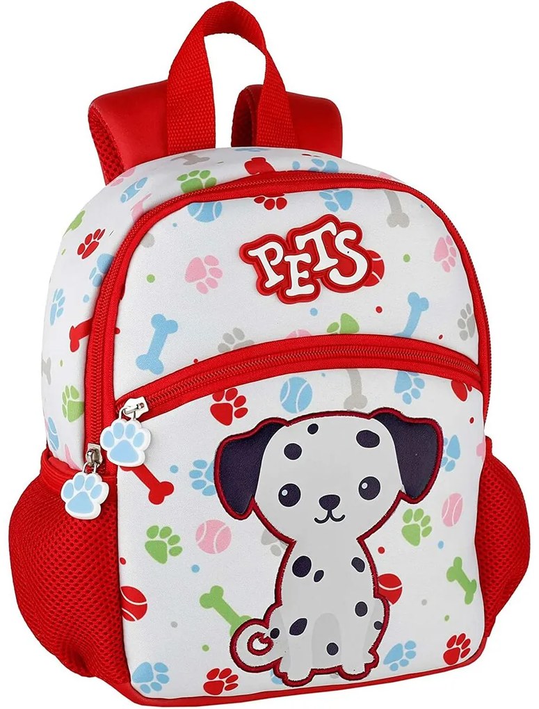 Mochila Escolar Pets Dalmatian Neopreno (26 X 21 X 9 cm)