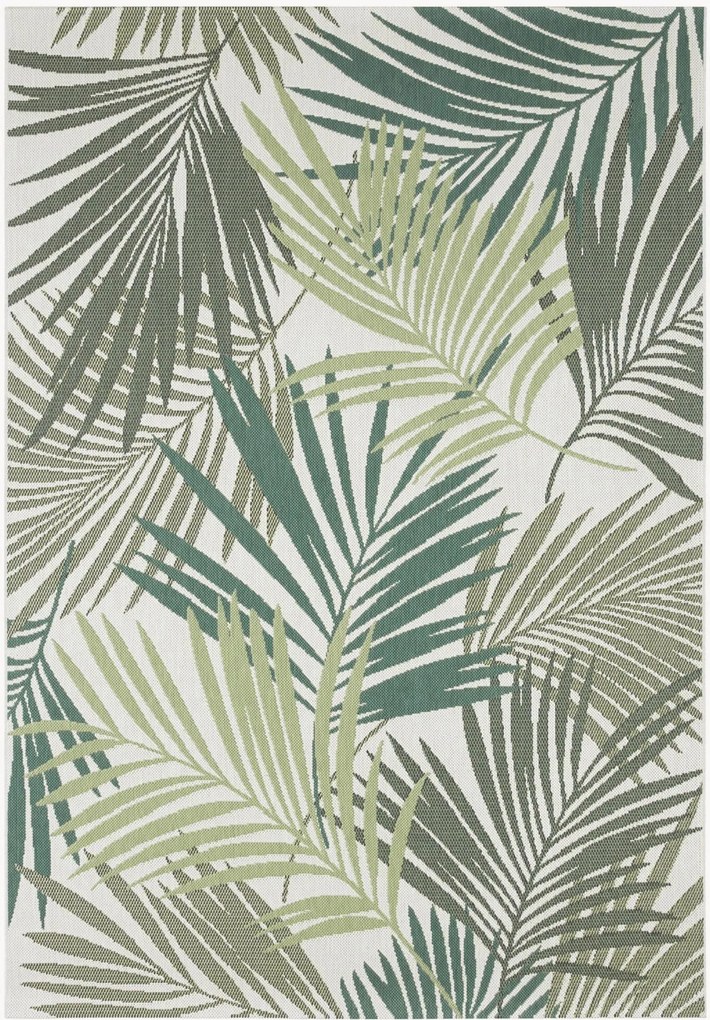 Tapete para interior e exterior com padrão de folhas Vai