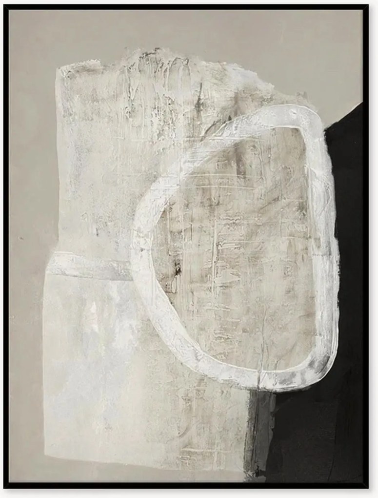 Tela emoldurada pintada à mão New Story