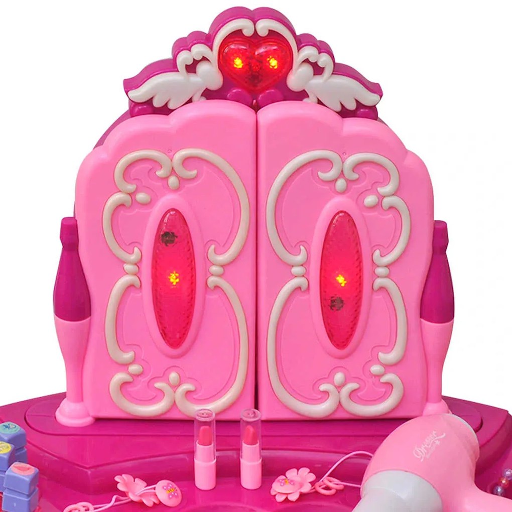 Toucador brinquedo com 3 espelhos e luz/som