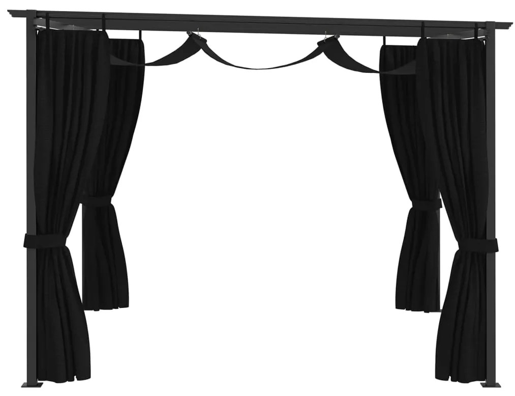 Gazebo 4x3 m antracite