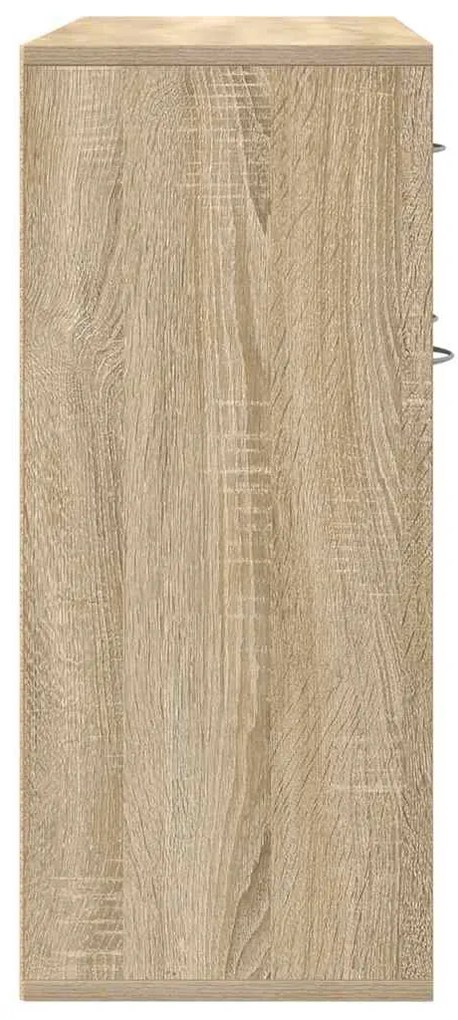 Aparador 88x30x70 cm contraplacado cor carvalho sonoma