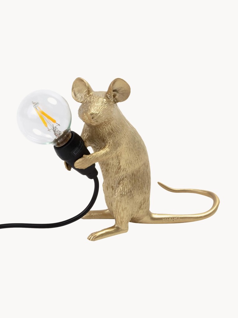 Candeeiro de mesa LED pequeno Mouse, com ligação USB