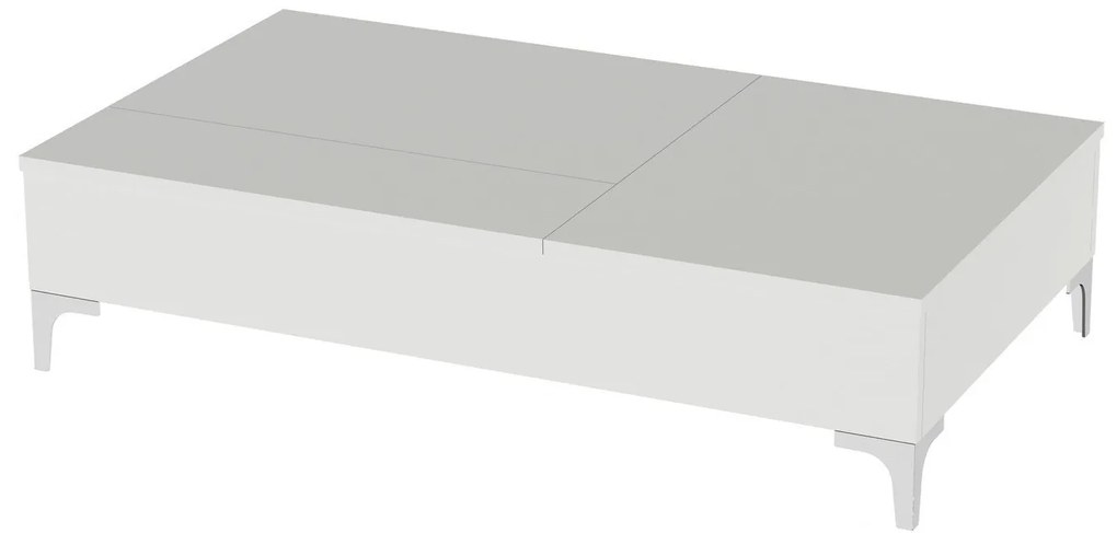 Mesa de Centro Esinti – Branco – 121x28x69,2 cm | Tribo Home