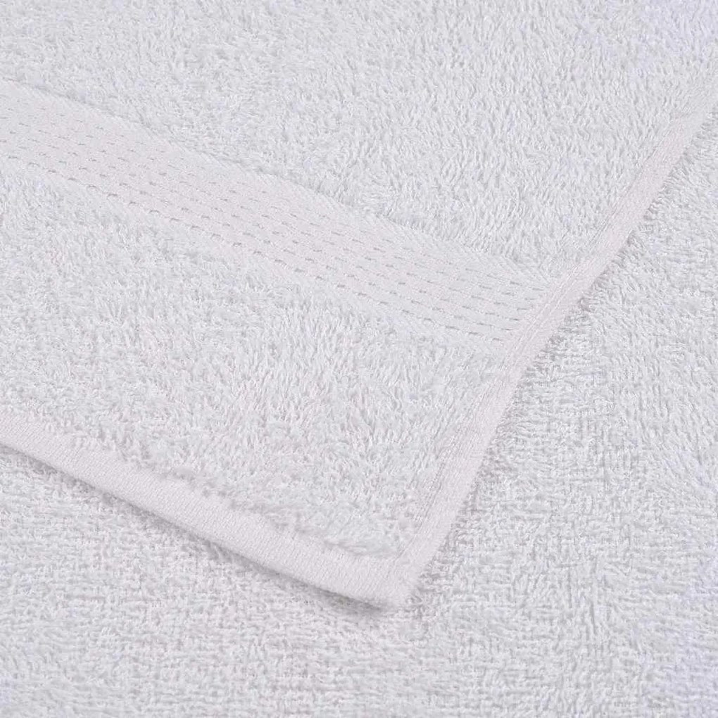 Toalhas de mãos 4 pcs 30x30 cm 360 g/m2 100% algodão branco