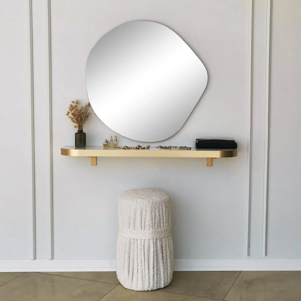Espelho Asso – Dourado – 70 cm x 67 cm