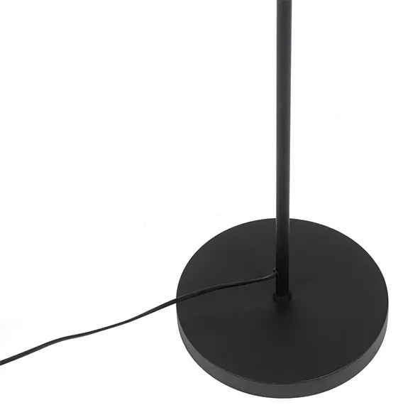 Candeeiro de pé industrial preto com dourado 160 cm - Magnax Industrial