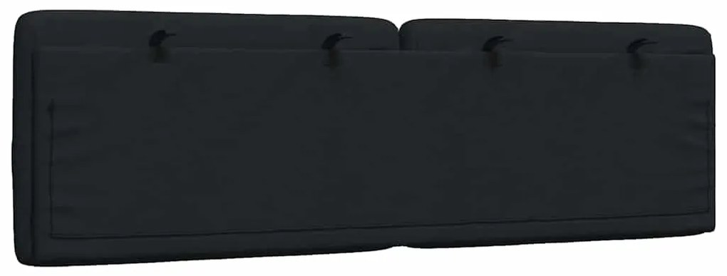 Almofadão de cabeceira 160 cm tecido preto