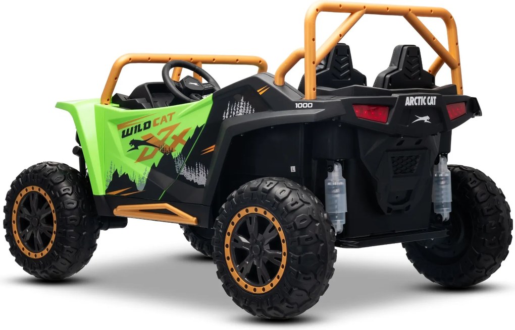 Buggy elétrico para crianças Arctic CAT XXL 4x4 24V,dois lugares, rodas EVA macias, motores potentes, bateria de lítio, suspensão traseira, bancos em