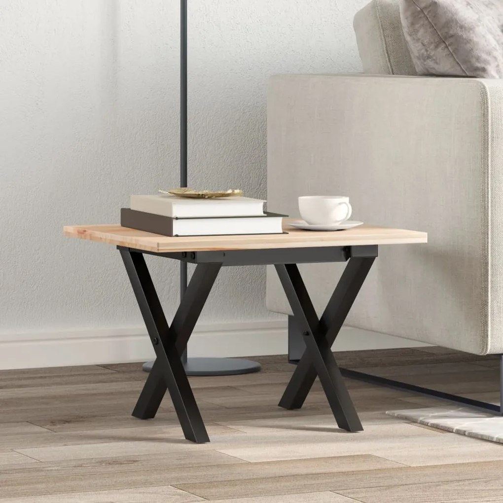 Pernas para mesa de centro estrutura em X aço