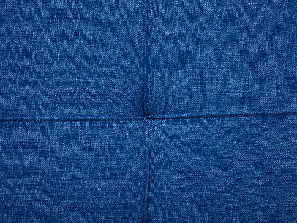 Sofá-cama de 3 lugares em tecido azul RONNE Beliani