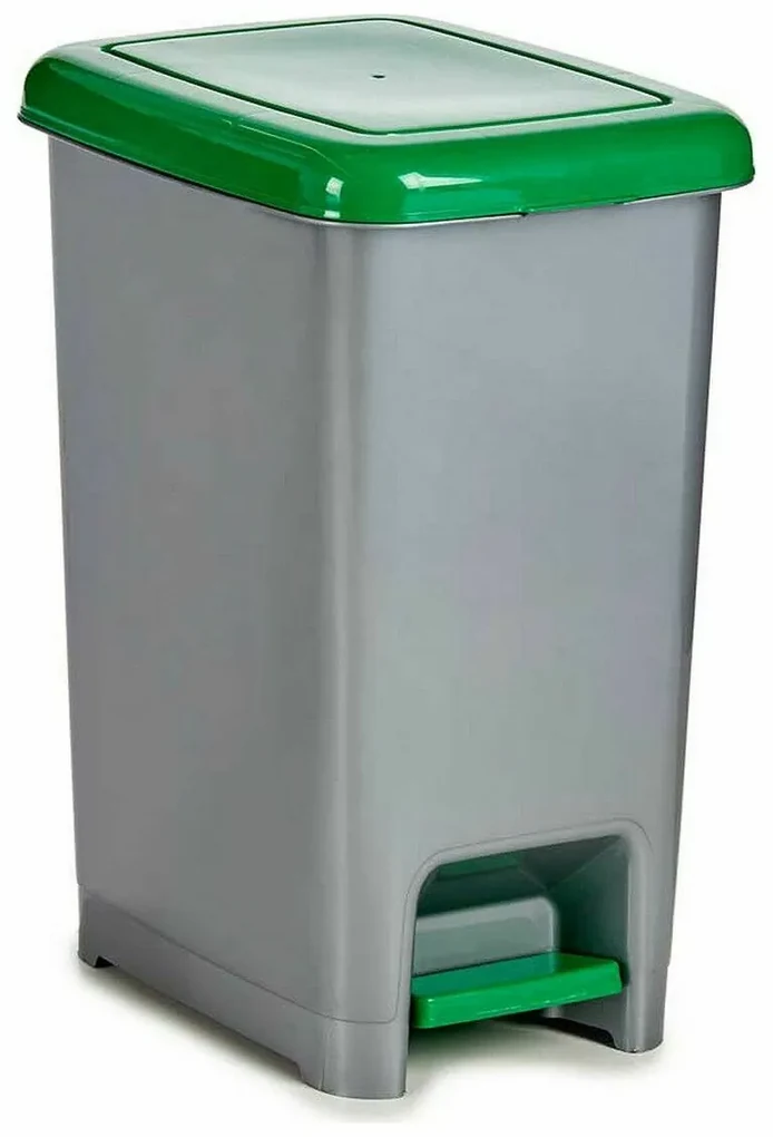 Caixote de Lixo para Reciclagem Tontarelli Moda 38 L Branco Preto (4  Unidades)