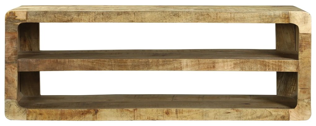 Armário de TV 100x32x36 cm Madeira Maciça de Mangueira