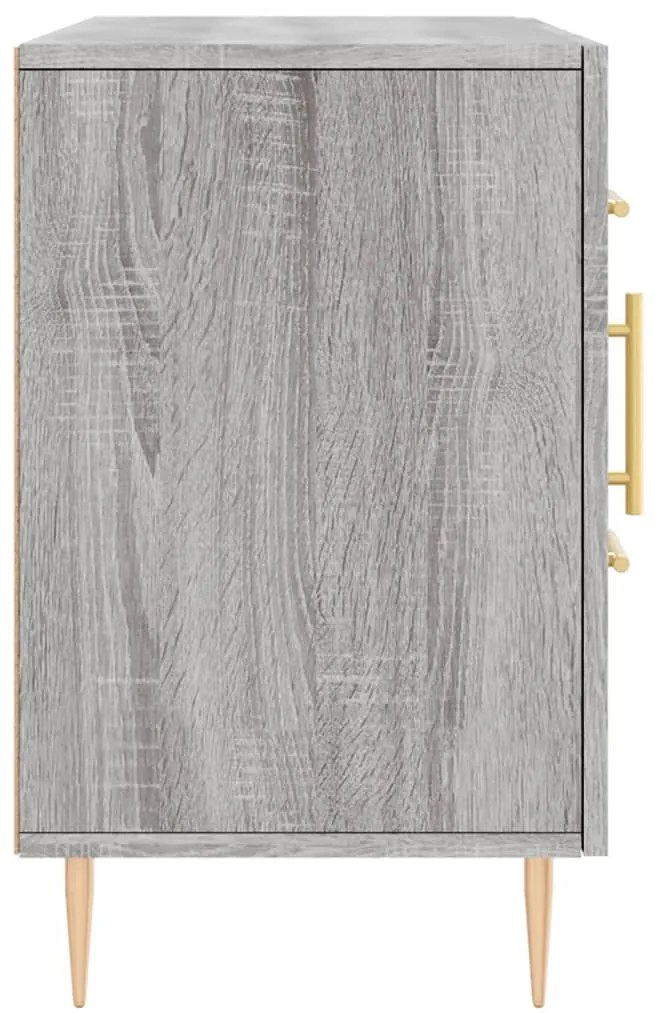Aparador 100x36x60 cm derivados de madeira cinzento sonoma
