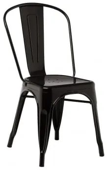 Cadeira De Jantar Empilhável Lix Preto - Sklum