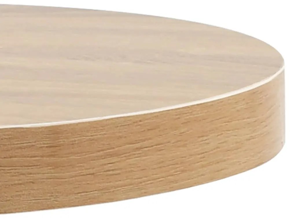 Mesa bistrô 40 cm MDF castanho-claro