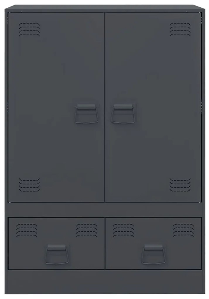Aparador alto 67x39x95 cm aço antracite