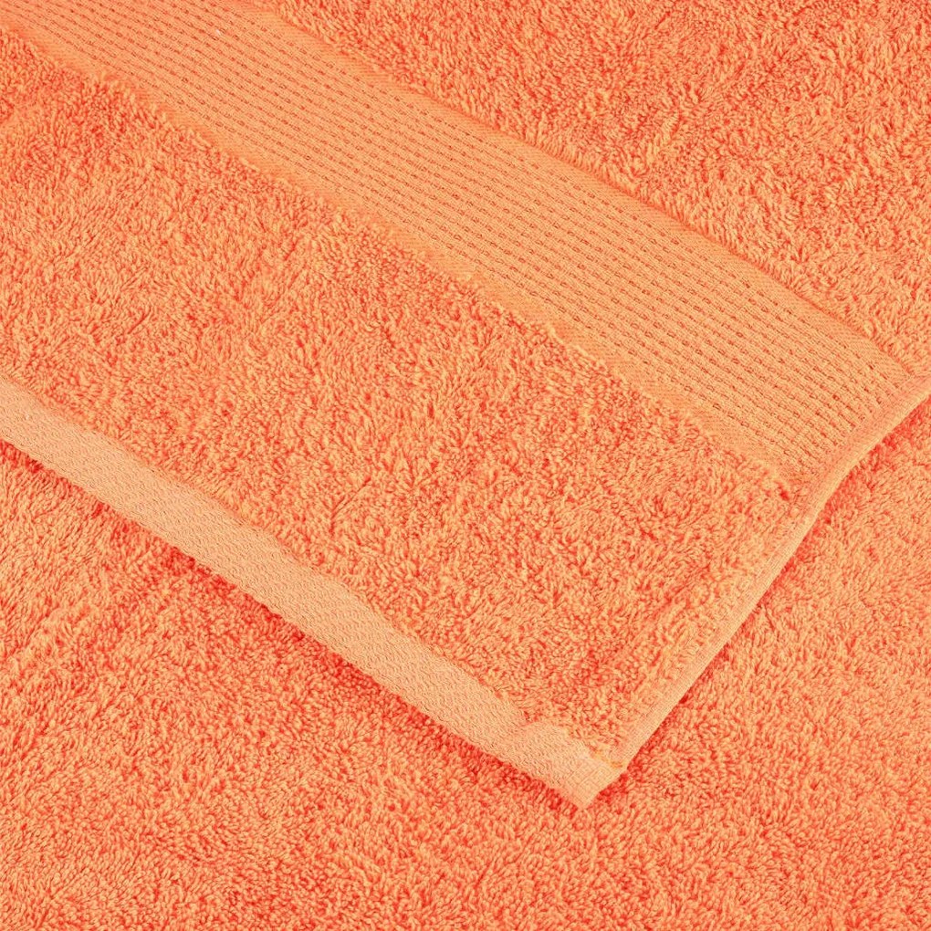 Toalhas de sauna premium SOLUND 10pcs 80x200cm 600 gsm laranja