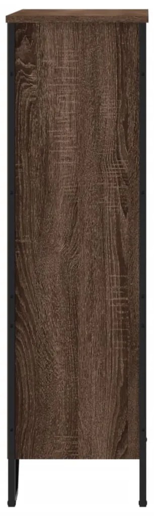 Estante 80x31x106 cm derivados de madeira carvalho castanho