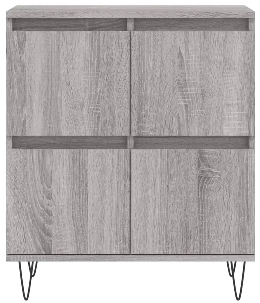 Aparador 60x35x70 cm derivados de madeira cinzento sonoma