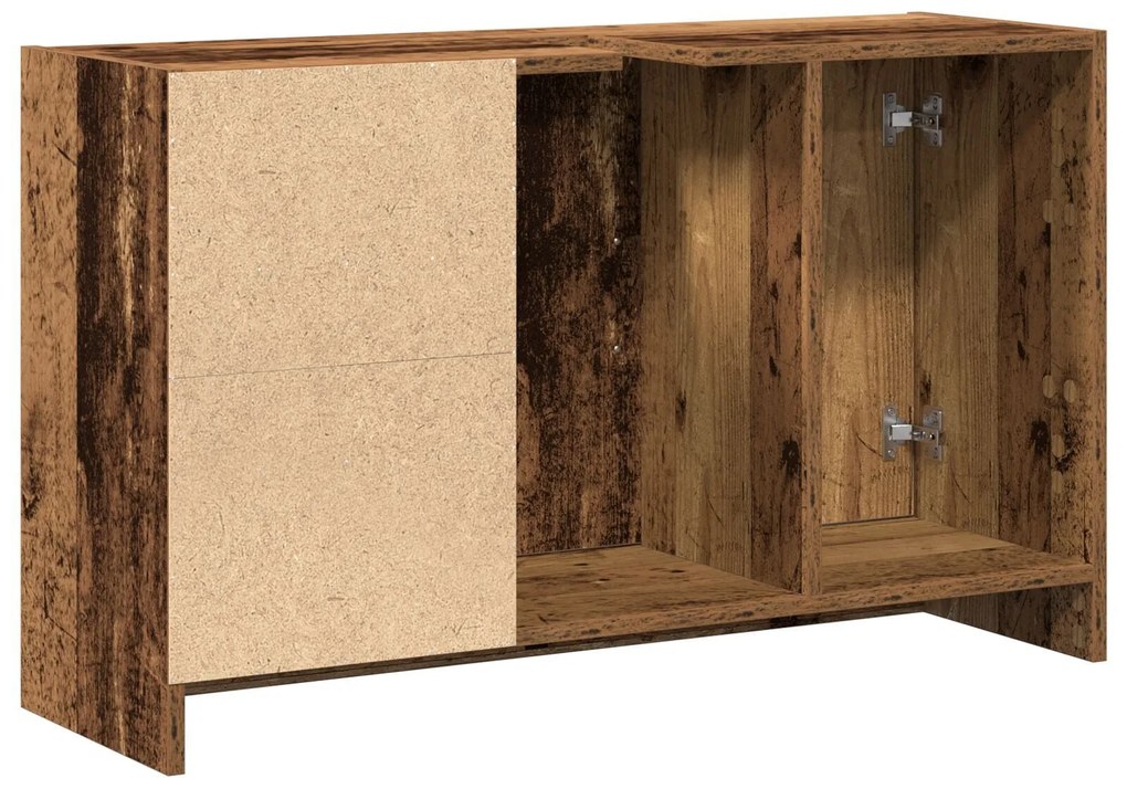 Gabinete para Pia Madeira Velha 90x29x55 cm Madeira Derivada