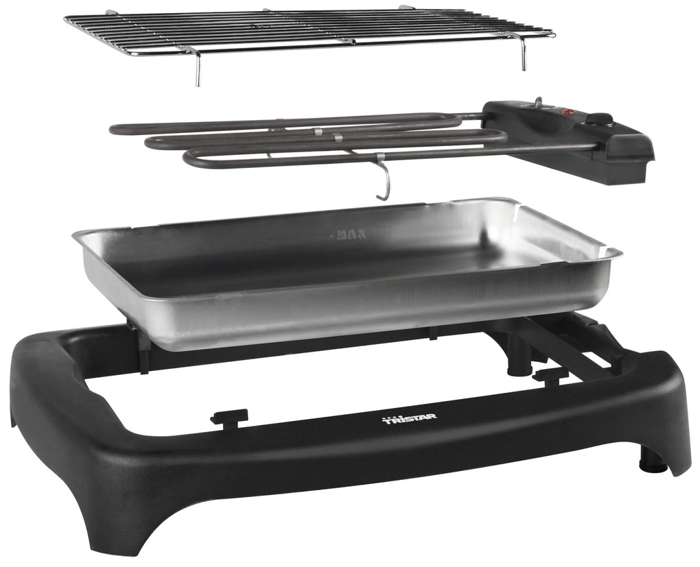 Barbecue Tristar BQ-2814 Modelo de mesa - termóstato
