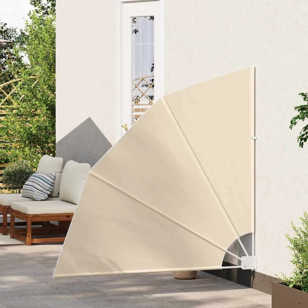 Tela de Privacidade para Varanda Bege 140 x 140 cm tecido