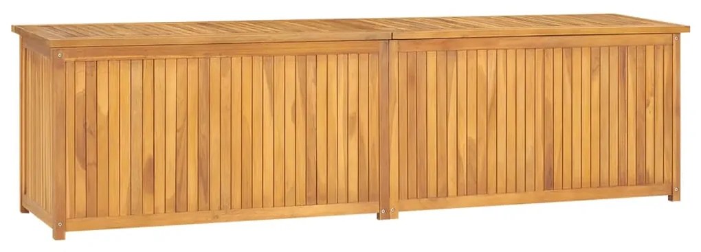 Caixa para jardim 200x50x53 cm madeira de teca maciça