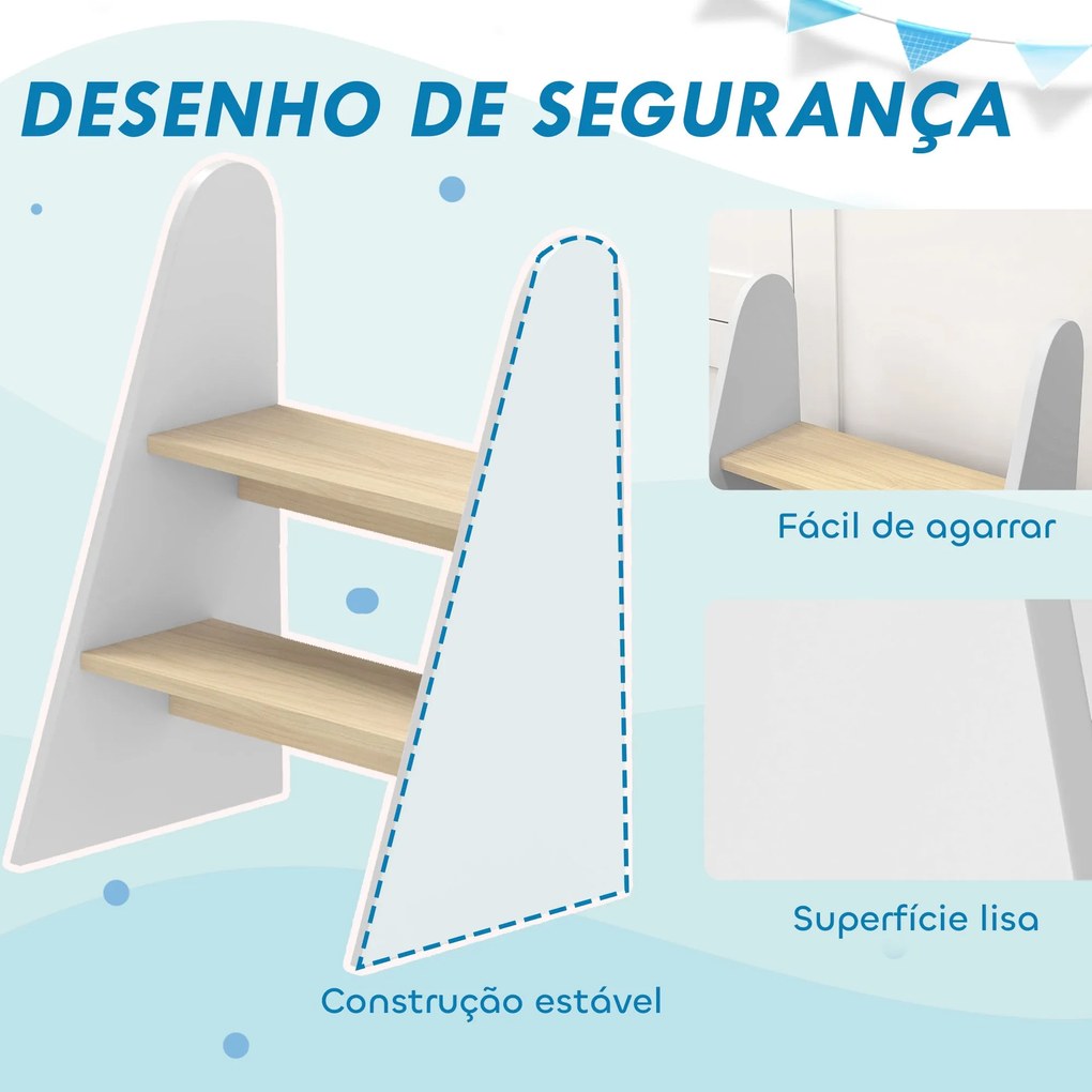 AIYAPLAY Banco para Crianças de 2 Degraus Torre de Aprendizagem Escada