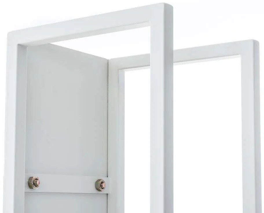 Suporte para lenha Spark 25 x 120 x 25 cm Branco