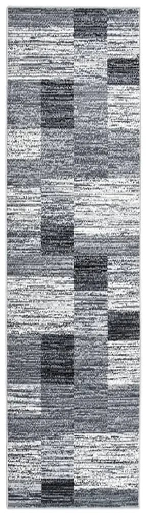 vidaXL Passadeira 80x300 cm polipropileno cinzento
