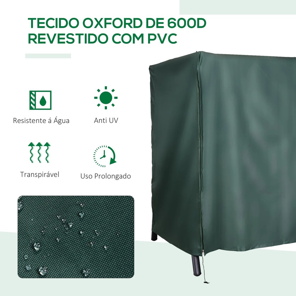 Outsunny Capa para Móveis de Jardim Capa Protetora para Baloiços de Ex