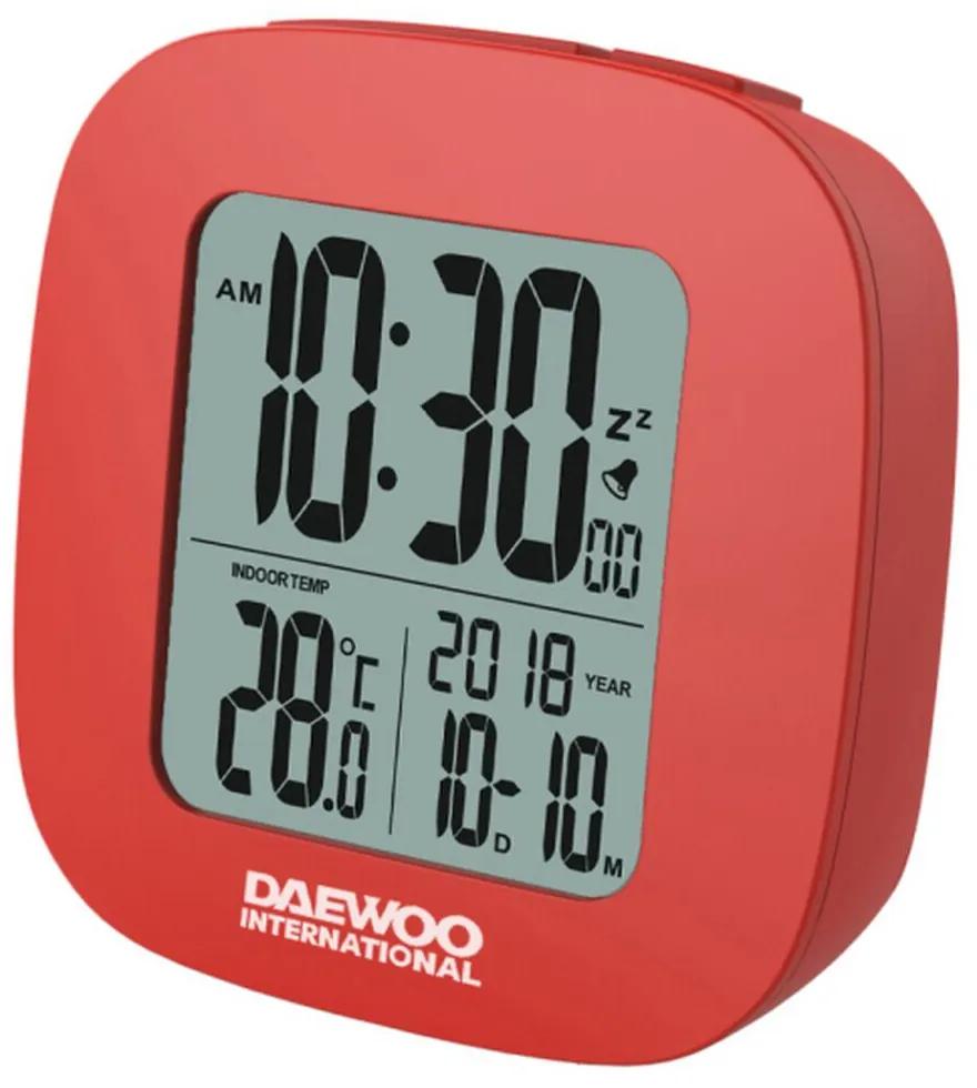Relógio-Despertador Daewoo DAEDBF301 Vermelho