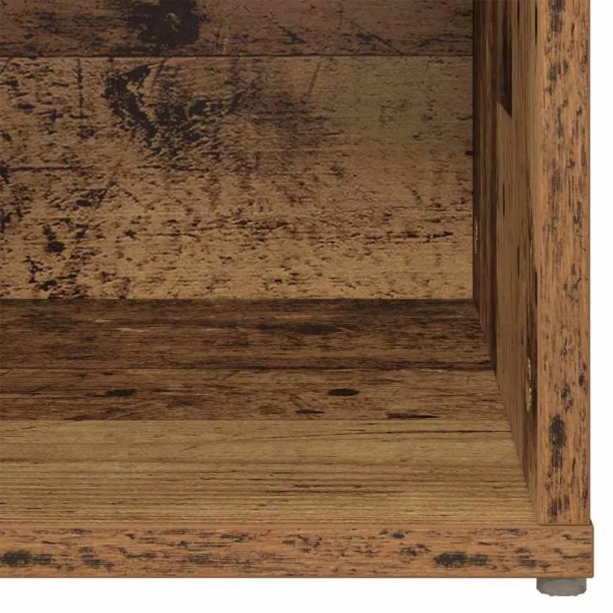 Conjunto de móvel de TV 2 pcs Madeira Antiga 37 x 35 x 107 cm