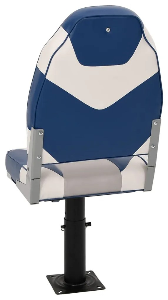 Assentos de barco 2 pcs c/ pedestais ajustáveis e rotação 360°