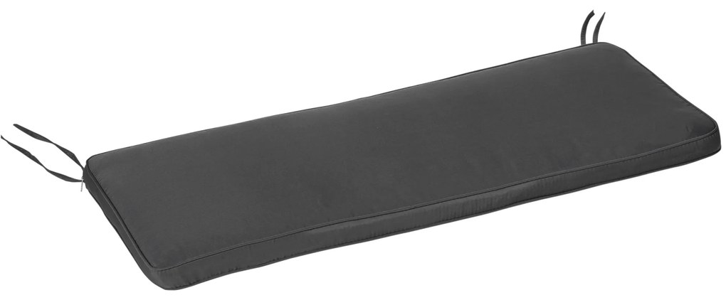 Outsunny Almofada para Banco de Exterior 110x46x5cm Capa Removível e Lavável Almofada Acolchoada para Banco Duplo de Jardim Cinza | Aosom Portugal