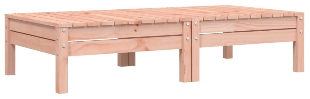 Apoios de pés jardim c/ almofadões 2pcs madeira douglas maciça