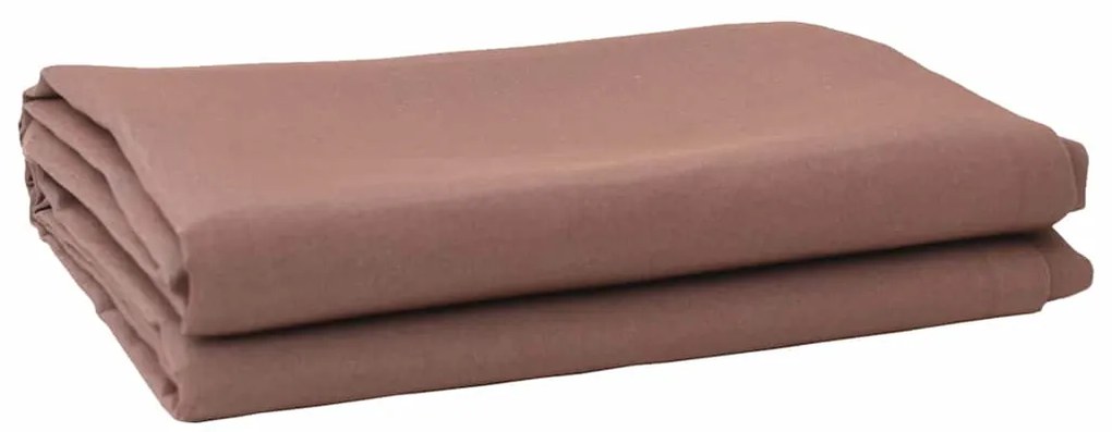 vidaXL Tecido para toldos marrom 10 x 1,6 m