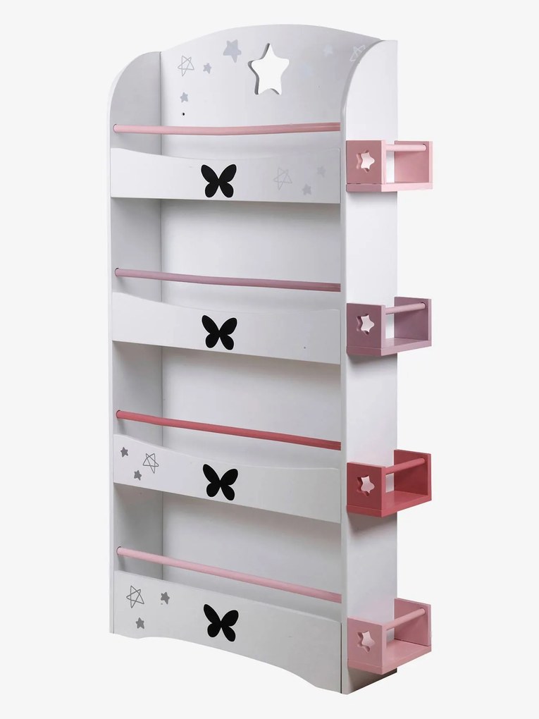 Estante-biblioteca Miss Butterfly. branco