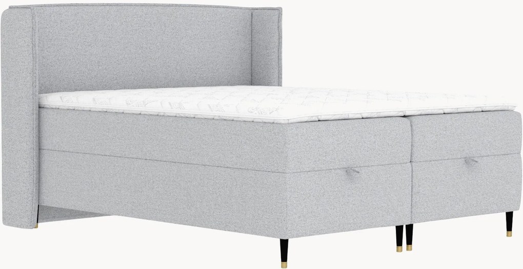Cama divã artesanal com arrumação Monpelli, H4